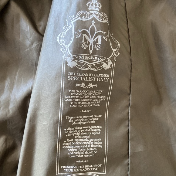 Mackage Perla Packable Rain Jacket - Olive - Picture 11 of 16